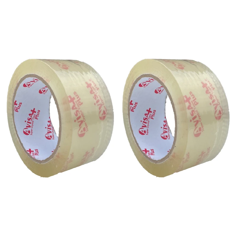 چسب پهن آویسا پلاس مدل 47 میکرون عرض 5 سانتی متر بسته 2 عددی