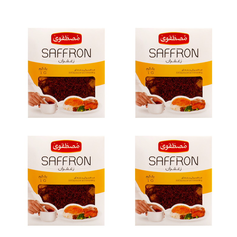 زعفران درجه یک مصطفوی مجموعه 4 عددی