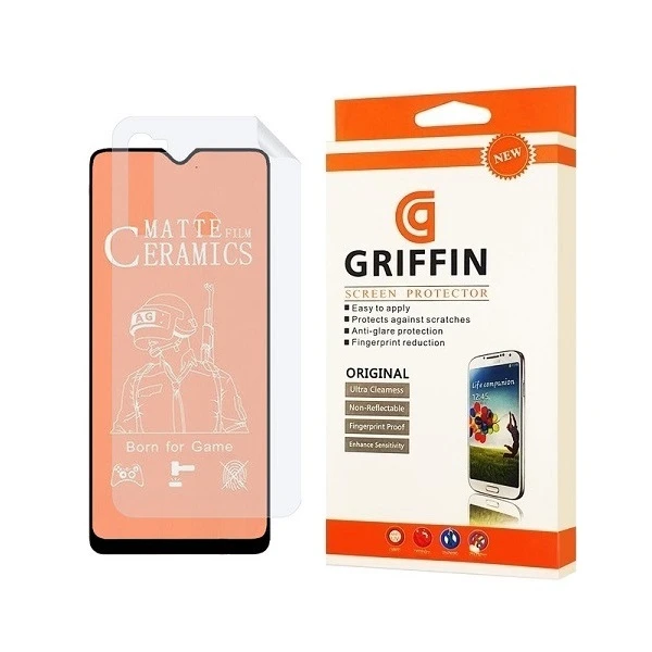 محافظ صفحه نمایش گریفین مدل 2CMN  مناسب برای گوشی موبایل شیائومی Redmi Note 8 2021 به همراه محافظ پشت گوشی