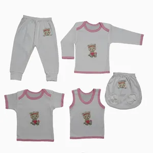 ست 5 تکه لباس نوزادی مدل 010