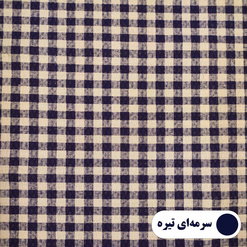 رومیزی پانیذ پود مدل چهارخانه مربع سایز 70x70 سانتی‌متر