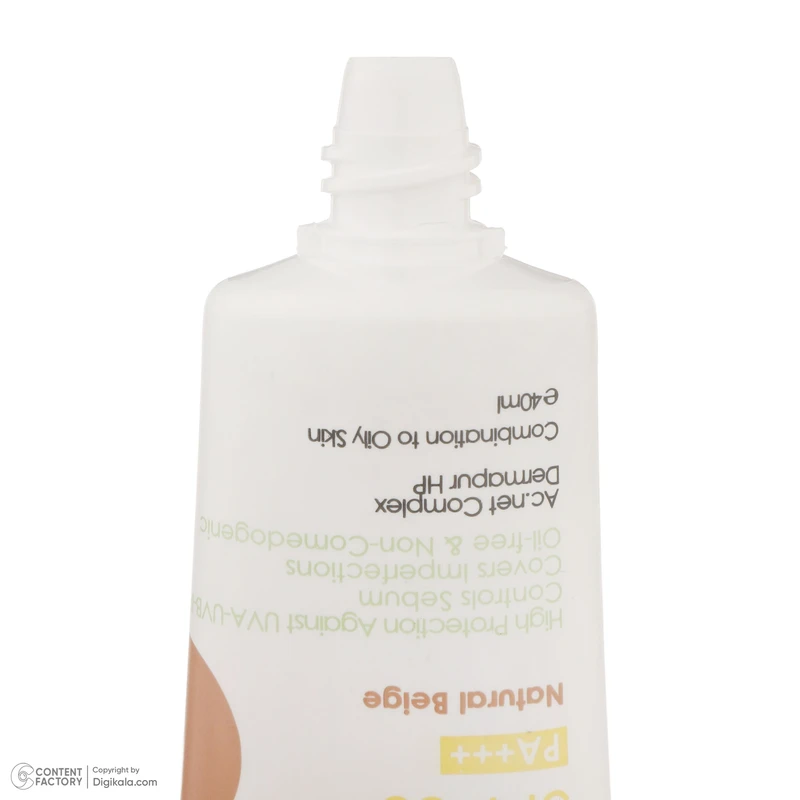 عکس شماره 10 : کرم ضدآفتاب رنگی پرایم مدل acnex beige spf60، مناسب پوست-های چرب، حجم 40 میلی-لیتر