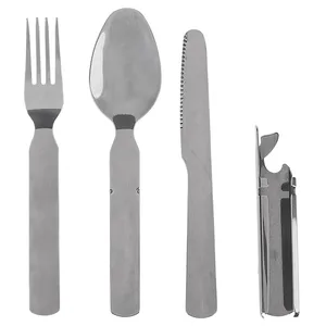 Camping Cutlery Set With Sheath