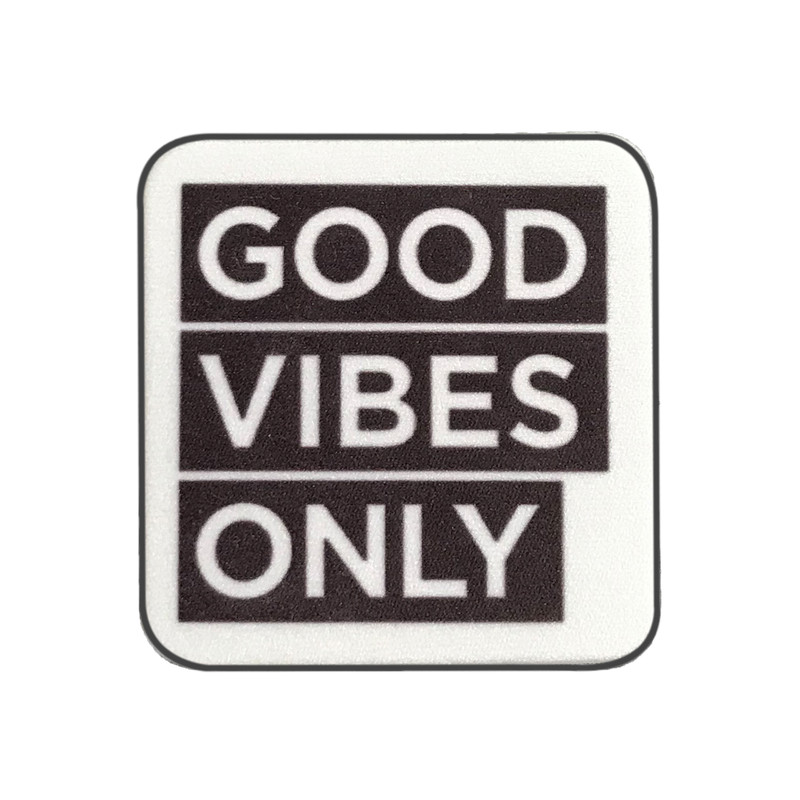 تمیز کننده صفحه نمایش موبایل چسبک طرح GOOD VIBES ONLY 1