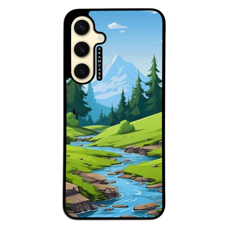 کاور آکام مدل AMC-WSGS24FE-NATURE-19 مناسب برای گوشی موبایل سامسونگ Galaxy S24 FE