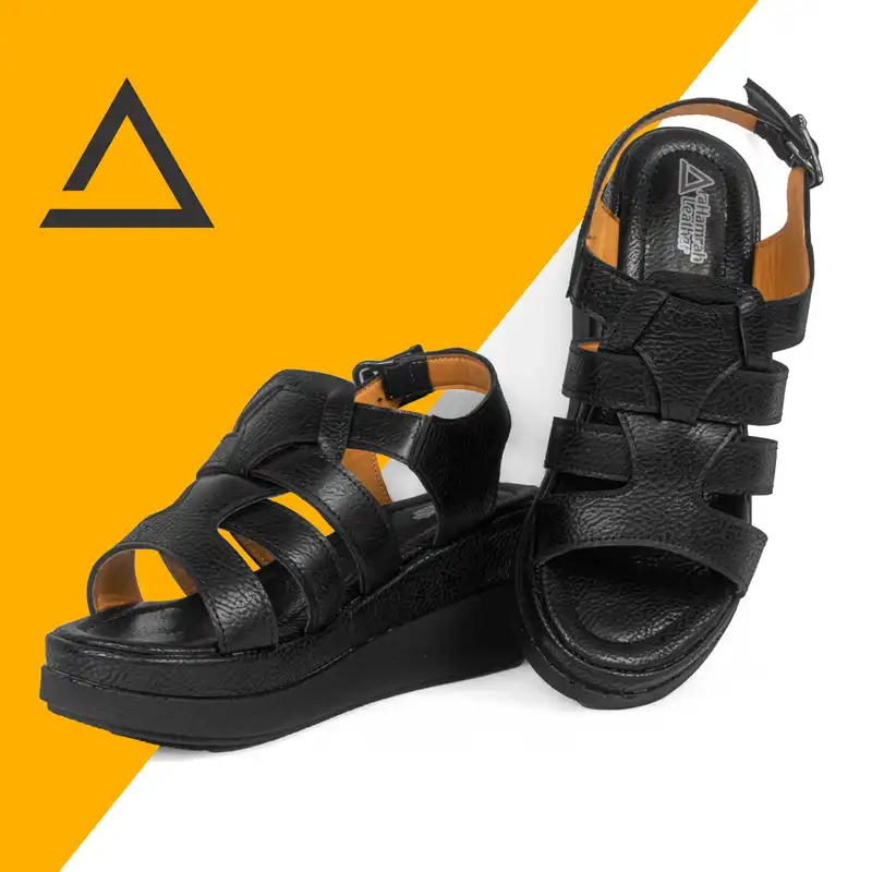 صندل زنانه چرم آراهمراه مدل ARASA01