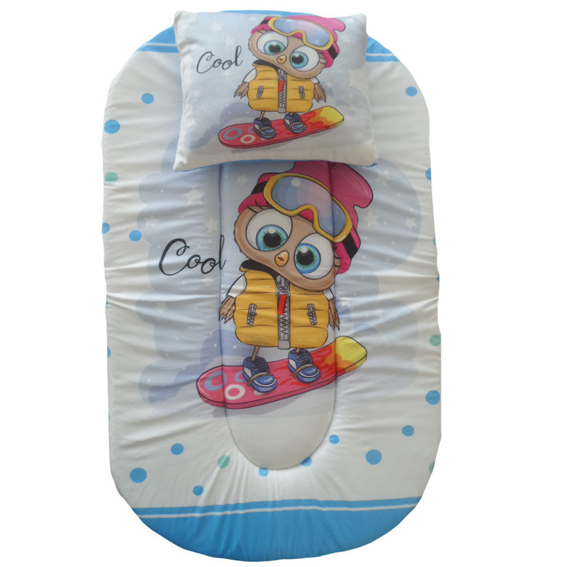 پشه بند کودک تیک مک مدل پنگوئن به همراه تشک