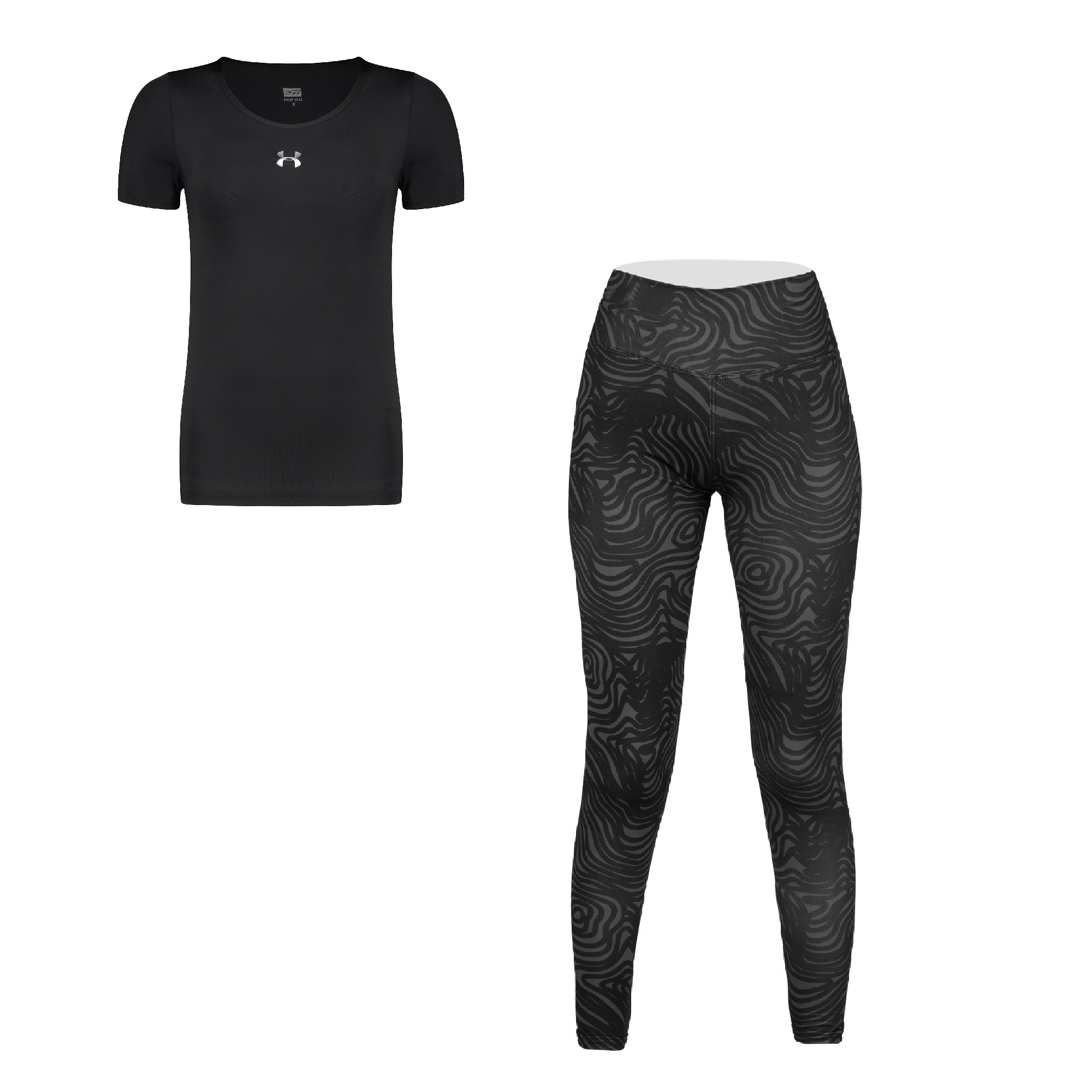 ست تی شرت و شلوار ورزشی زنانه مدل L190106-7101