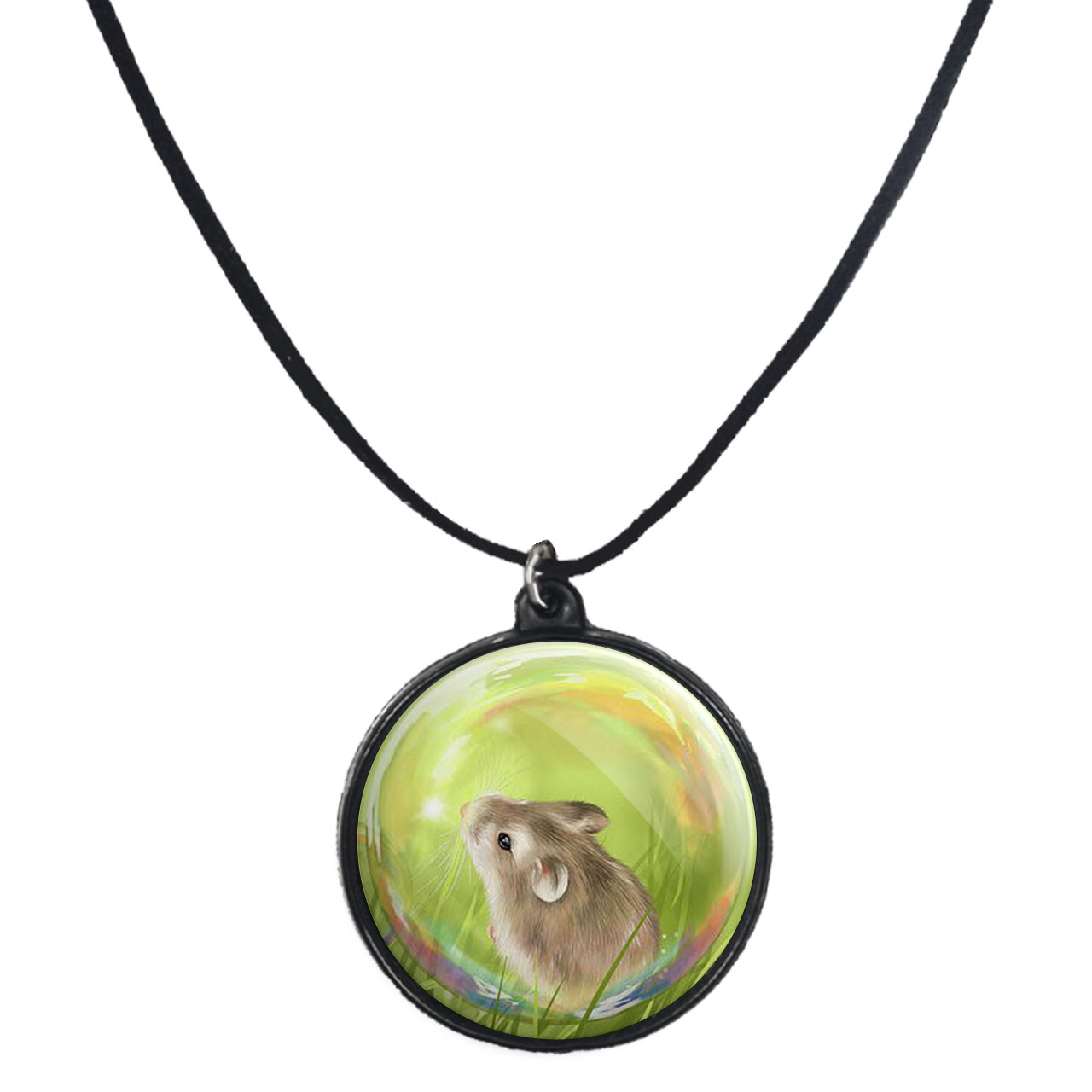 گردنبند پرمانه طرح حیوانات کیوت کد pmb.21445 مدل دو طرفه