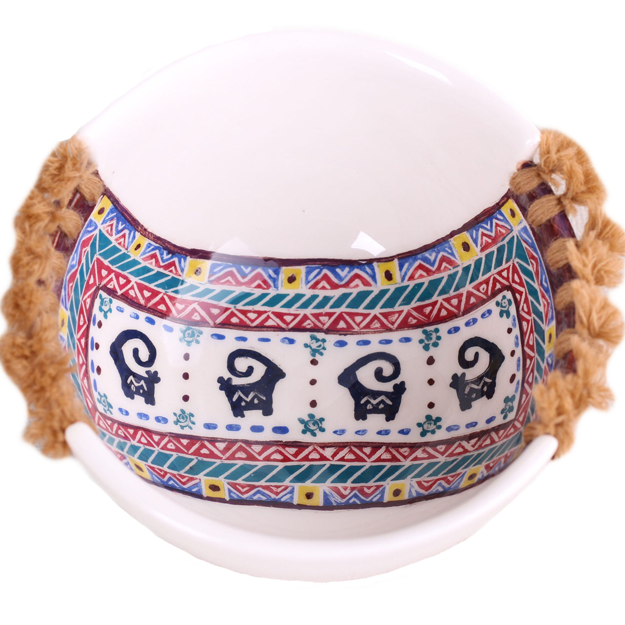 پیاله طرح گلیم و گوزن کد C07