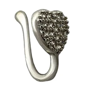 پیرسینگ بینی زنانه مدل قلب کد P4676