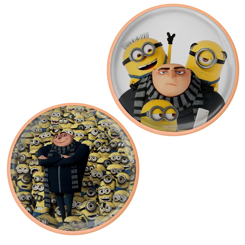 تراش مدل مخزن دار طرح کارتون مینیون ها کد S11370-376 بسته دو عددی