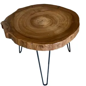 میز عسلی مدل چوبی طرح روستیک