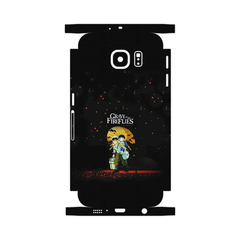 برچسب پوششی ماهوت مدل Grave of the Fireflies-FullSkin مناسب برای گوشی موبایل سامسونگ Galaxy S6 Edge