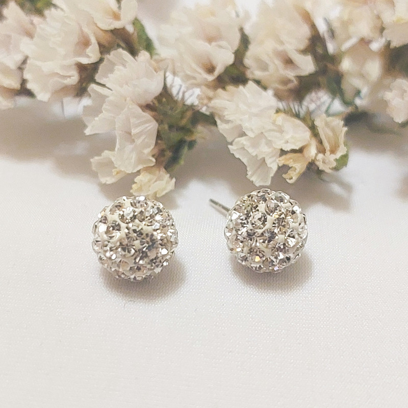 گوشواره نقره زنانه مدل مروارید