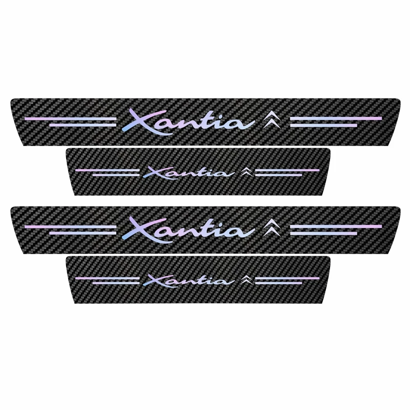 برچسب پارکابی خودرو سولگی مدل کربن کد J50 مناسب برای زانتیا بسته 4 عددی