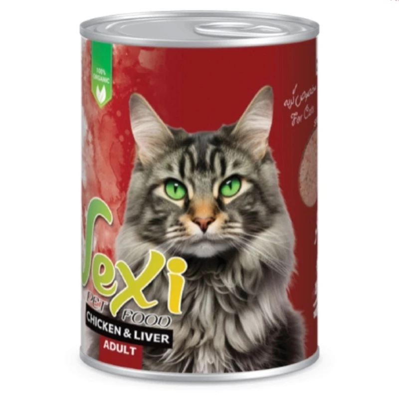 کنسرو گربه وکسی مدل پته مرغ و جگر وزن 400 گرم