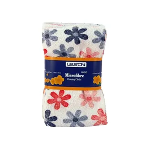 دستمال آشپزخانه طرح گلدار کد 4563 بسته 5 عددی