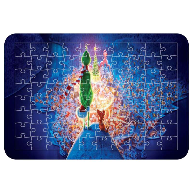 پازل 54 تکه اطلس آبی طرح کارتون گرینچ مدل P1803