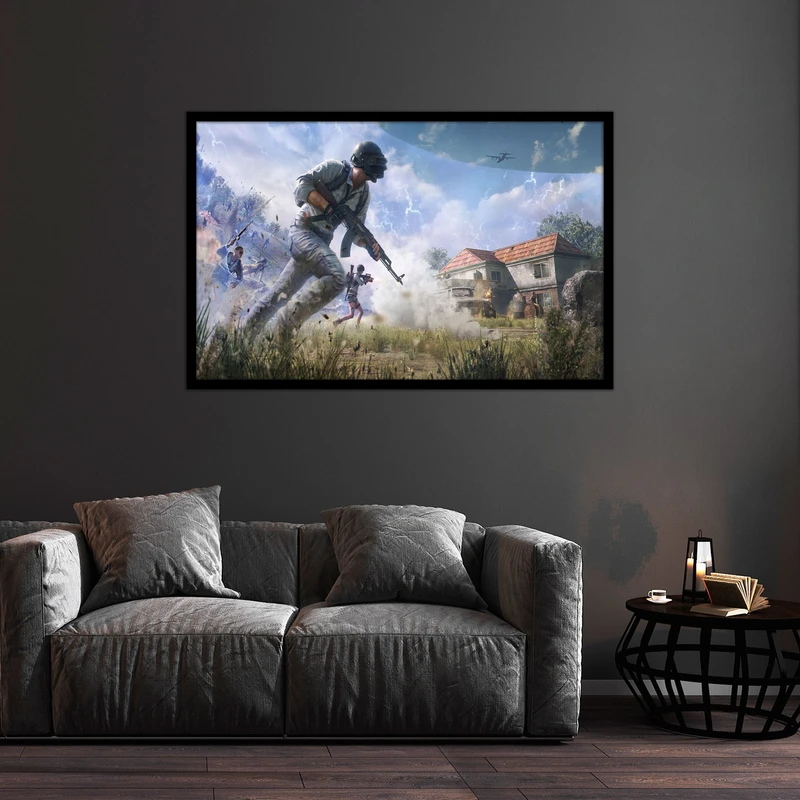 تابلو بکلیت طرح گیمینگ بازی پابجی مدل B-bu1355