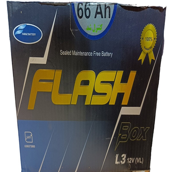 باتری اتمی خودرو فلش باکس مدل  66AH
