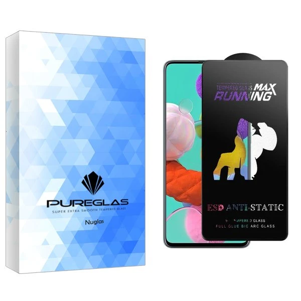 محافظ صفحه نمایش پیور گلس مدل NueGlasnewpkg Running Max مناسب برای گوشی موبایل سامسونگ Galaxy A71
