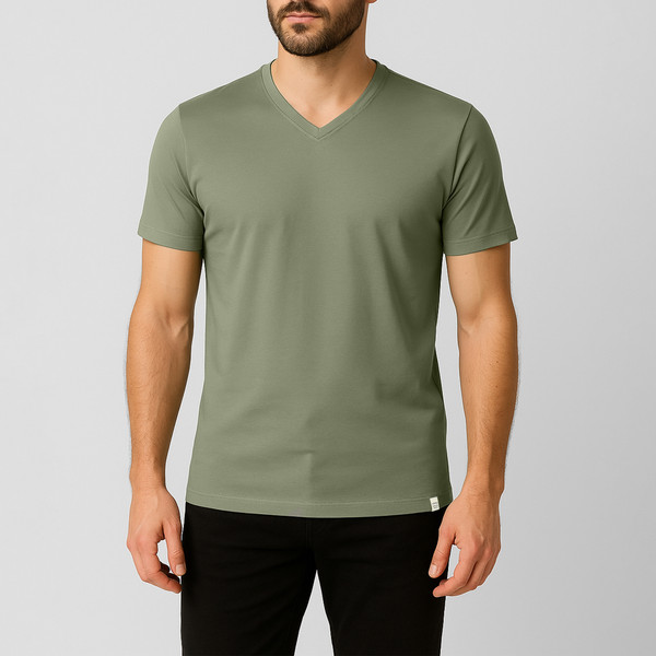 تی شرت آستین کوتاه مردانه باینت مدل 2261798 رنگ سبز