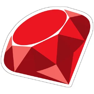 استیکر لپ تاپ مدل Ruby