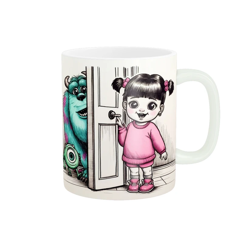 ماگ پاد آفرین مدل فانتزی طرح سالیوان و بو و مایک ترند کد p11072