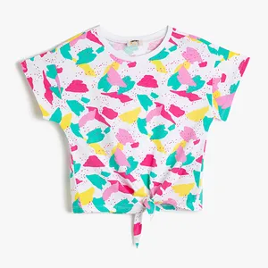 تی شرت آستین کوتاه دخترانه کوتون مدل trh