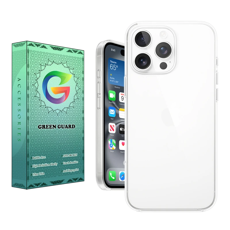 کاور گرین گارد مدل Transparent-Case مناسب برای گوشی موبایل اپل Iphone 16 Pro Max