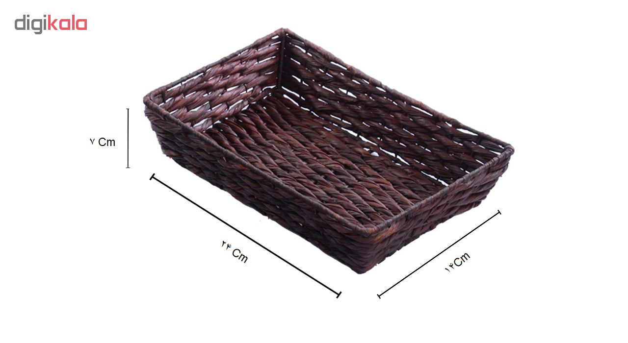 سبد حصیری نان کد 2