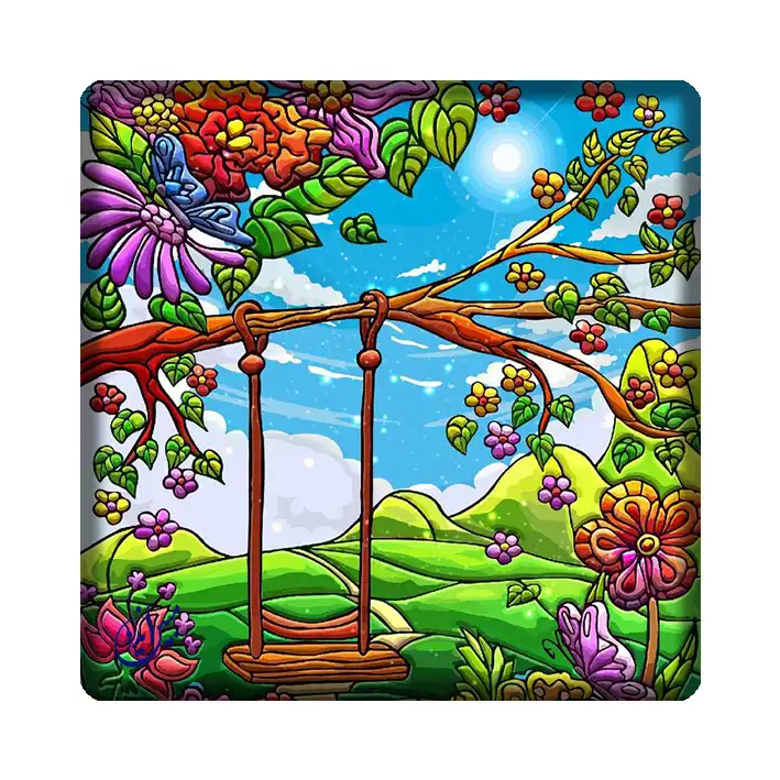 کاشی مبین ایده مدل فانتزی kh10 کد 593