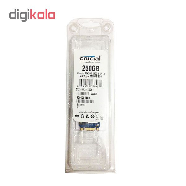 اس اس دی کروشیال مدل  MX200 M.2 2260 ظرفیت 250 گیگابایت 1