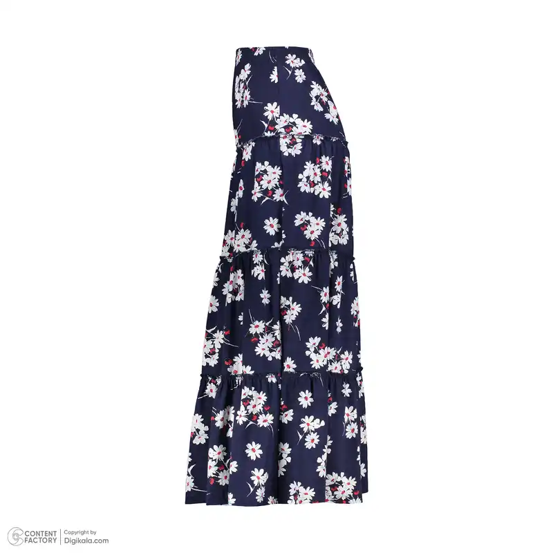 دامن چین‌دار زنانه ناربن مدل 15211127 رنگ سرمه‌ای