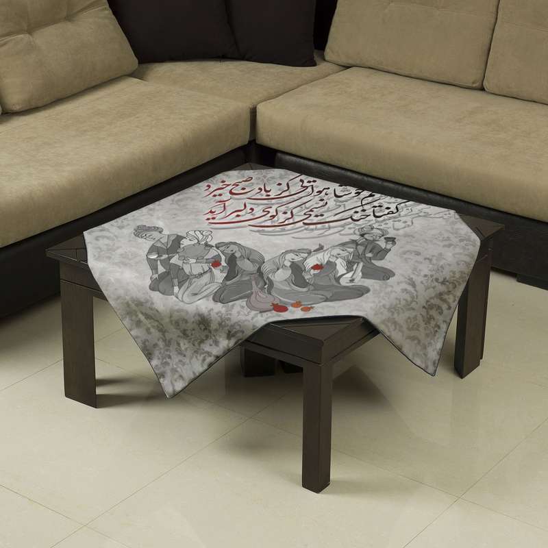 رومیزی شمسه نگار مدل DTr662