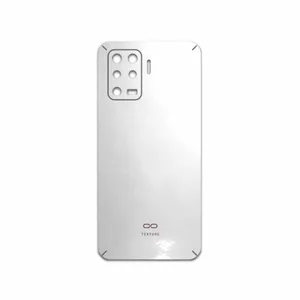 MAHOOT Metallic-White Cover Sticker for Oppo A94 4G
