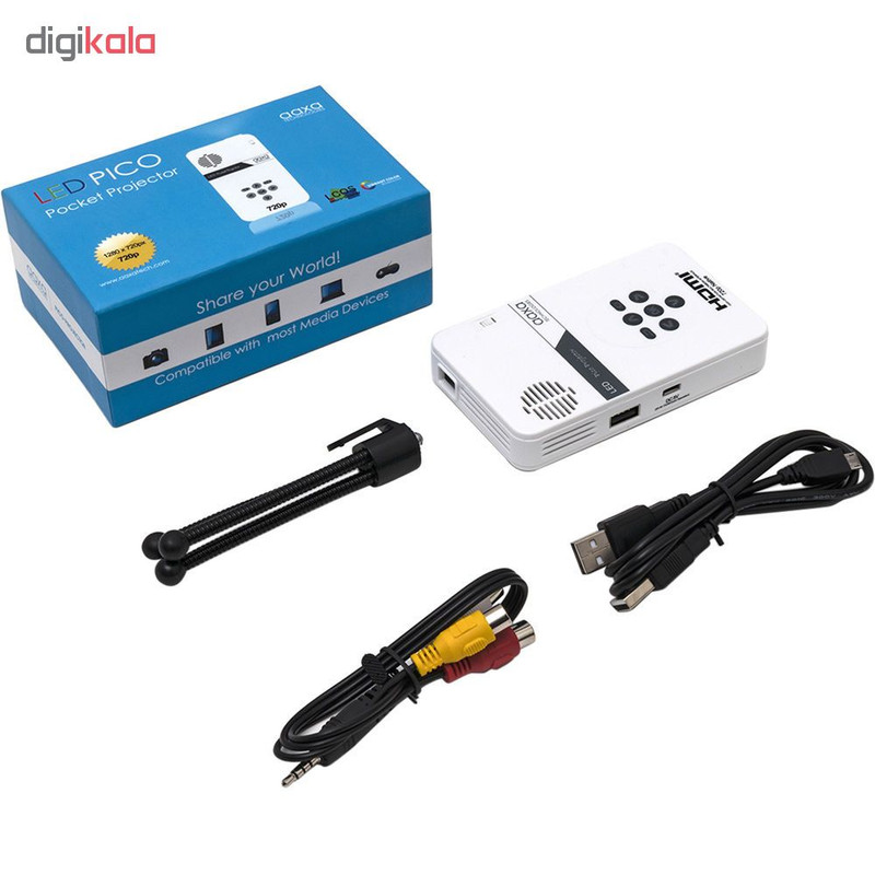 پروژکتور جیبی اکسا مدل LED Pico پروژکتور جیبی اکسا مدل LED Pico