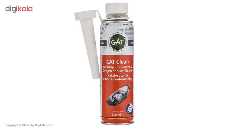 محلول تمیز کننده سنسور اکسیژن و مبدل کاتالیزور خودرو گات مدل Cat Clean-620732 حجم 300 میلی لیتر