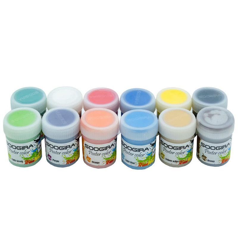 گواش 12 رنگ سوگیرا مدل  2023