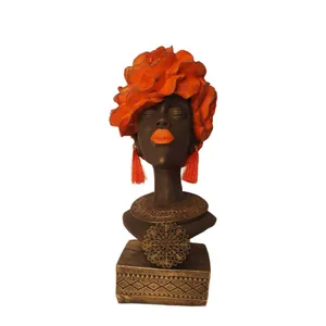 مجسمه مدل دختر گل به سر
