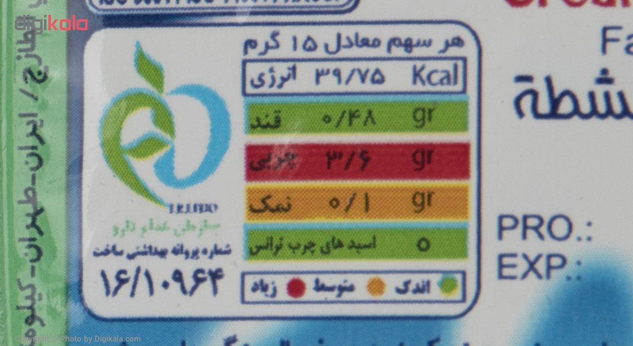 پنیر خامه ای پگاه مقدار 100 گرم