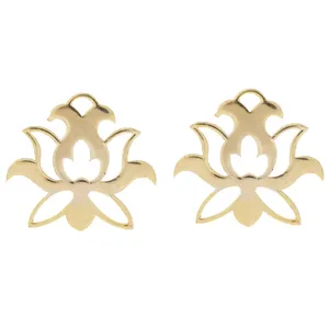 گوشواره طلا 18 عیار رزا مدل EG124