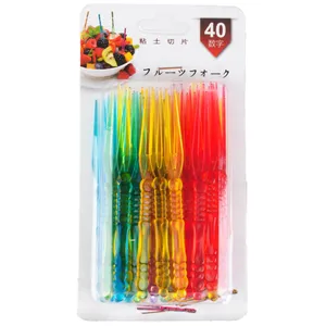 چنگال میوه خوری کد 130 بسته 40 عددی