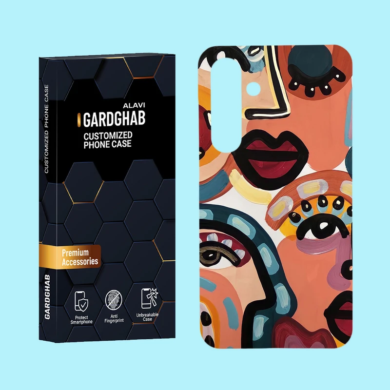 کاور گارد قاب مدل هنری مناسب برای گوشی موبایل سامسونگ Galaxy S24 Plus