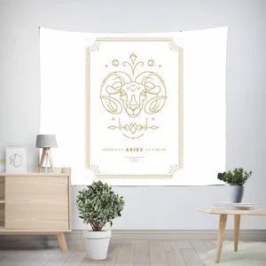 پوستر پارچه ای مدل نماد فروردین و آپریل کد 002