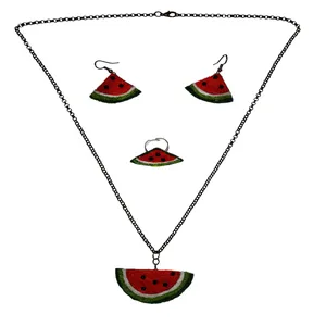 نیم ست طرح هندوانه شب یلدا