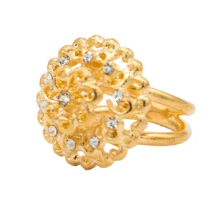 گیره روسری بهارگالری مدل Golden Luxury کد 405 