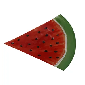 بشقاب شیشه ای طرح هندوانه 2 سایز 28 سانتیمتری