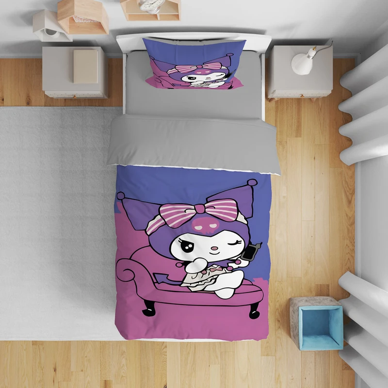 سرویس روتختی یک نفره 5 تکه نوپه هوم مدل  T6183 طرح کرومی